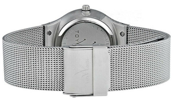 ToyWatch Womens Watch Black Dial Mesh Stainless Steel Band  display picture 3