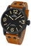 TW Steel Maverick Black PVD Black Dial Brown Leather Strap Date Quartz Mens Watch MS32 - WAB - Shipping Dept.