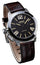 U - Boat Classico Stratos Manual Wind Stainless Steel Black Dial Brown Leather Strap Mens Watch 9002 - WAB - Shipping Dept.