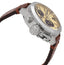 U - Boat Classico Tungsteno CAS2 Automatic Chronograph Stainless Steel Beige Dial Brown Leather Strap Date Mens Watch 9568 - Watches & Beyond