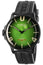 U - Boat Darkmoon Black PVD Green Dial Black Rubber Strap Quartz Mens Watch 8698 - WAB - Shipping Dept.