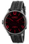 U - Boat Darkmoon Stainless Steel Black Dial Black Rubber Strap Quartz Mens Watch 8465 - WAB - Shipping Dept.