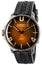 U - Boat Darkmoon Stainless Steel Brown Dial Black Rubber Strap Quartz Mens Watch 8703 - WAB - Shipping Dept.