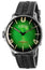 U - Boat Darkmoon Stainless Steel Green Dial Black Rubber Strap Quartz Mens Watch 8702 - Watches & Beyond