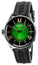 U - Boat Darkmoon Stainless Steel Green Dial Black Rubber Strap Quartz Mens Watch 9502 - Watches & Beyond