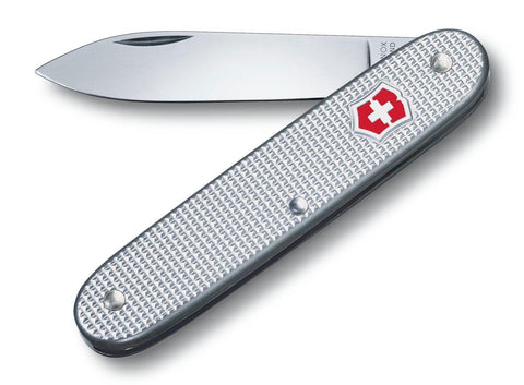 Victorinox Swiss Army 1 Alox Silver Medium Pocket Knife with Large Blade 0.8000.26 - WAB - Shipping Dept.