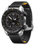 Victorinox Swiss Army Air Pro Automatic GMT Worldtimer Stainless Steel Black Dial Black Rubber Strap Date Divers Mens Watch 242005 - Watches & Beyond