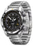 Victorinox Swiss Army Air Pro Automatic GMT Worldtimer Stainless Steel Black Dial Date Divers Mens Watch 242004 - Watches & Beyond