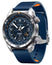 Victorinox Swiss Army Air Pro Automatic GMT Worldtimer Stainless Steel Blue Dial Blue Rubber Strap Date Divers Mens Watch 242003 - Watches & Beyond