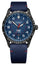 Victorinox Swiss Army Airboss Mechanical Automatic Black Stainless Steel Blue Dial Blue Fabric Strap Date Mens Watch 241998 - WAB - Shipping Dept.