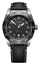Victorinox Swiss Army Automatic Stainless Steel Black Dial Black Leather Strap Date Mens Watch 242044 - Watches & Beyond