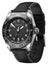 Victorinox Swiss Army Automatic Stainless Steel Black Dial Black Leather Strap Date Mens Watch 242044 - Watches & Beyond