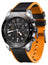 Victorinox Swiss Army Chronograph Stainless Steel Black Dial Black Rubber Strap Date Quartz Mens Watch 242050 - Watches & Beyond