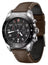 Victorinox Swiss Army Chronograph Stainless Steel Black Dial Brown Leather Strap Date Quartz Mens Watch 242046 - Watches & Beyond