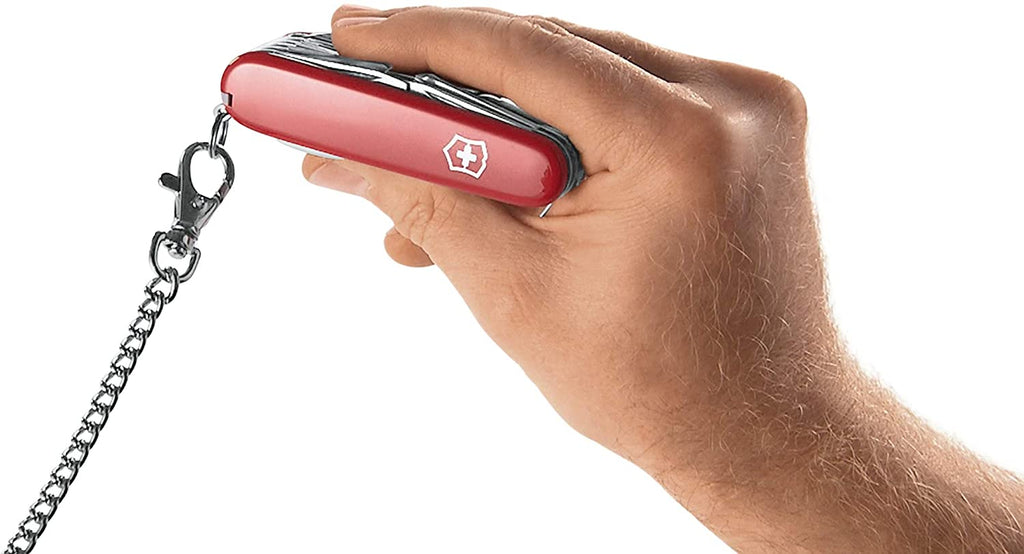 Victorinox Swiss Army Executive Red Small Pocket Knife with 10 Functio