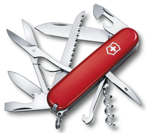 Victorinox Swiss Army Huntsman Red Medium Pocket Knife with 15 Functions 1.3713 - WAB - Shipping Dept.