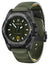 Victorinox Swiss Army I.N.O.X. Automatic Black Carbon Green Dial Green Rubber Strap Date Divers Mens Watch 242021.1 - Watches & Beyond