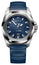 Victorinox Swiss Army I.N.O.X. Automatic Stainless Steel Blue Dial Brown Wood Interchangeable Blue Rubber Strap Date Divers Mens Watch 242018.1 - Watches & Beyond