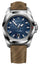 Victorinox Swiss Army I.N.O.X. Automatic Stainless Steel Blue Dial Brown Wood Interchangeable Blue Rubber Strap Date Divers Mens Watch 242018.1 - Watches & Beyond