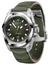 Victorinox Swiss Army I.N.O.X. Automatic Stainless Steel Green Dial Green Rubber Strap Date Divers Mens Watch 242017.1 - Watches & Beyond