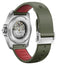 Victorinox Swiss Army I.N.O.X. Automatic Stainless Steel Green Dial Green Rubber Strap Date Divers Mens Watch 242017.1 - Watches & Beyond
