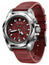 Victorinox Swiss Army I.N.O.X. Chronograph Stainless Steel Red Dial Red Rubber Strap Day/Date Divers Quartz Mens Watch 241986 - WAB - Shipping Dept.