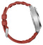 Victorinox Swiss Army I.N.O.X. Stainless Steel Red Dial Red Rubber Strap Date Divers Quartz Mens Watch 242029 - Watches & Beyond