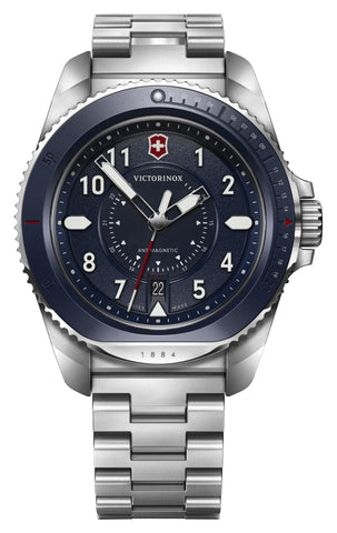 Victorinox Swiss Army Journey 1884 Stainless Steel Blue Dial Date Divers Quartz Mens Watch 241978 - WAB - Shipping Dept.