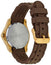 Victorinox Swiss Army Maverick GS Gold Plated Steel 241615 Womens Watch Brown Dial Rubber Strap - WAB - Shipping Dept.