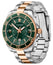 Victorinox Swiss Army Maverick Large Two - Tone Stainless Steel Green Dial Date Quartz Mens Watch 242008 - WAB - Shipping Dept.