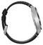 Victorinox Swiss Army Stainless Steel Black Dial Black Leather Strap Day/Date Quartz Mens Watch 242041 - Watches & Beyond