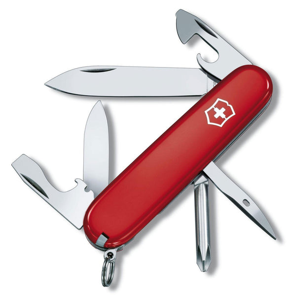 Victorinox Swiss Army Tinker Red Medium Pocket Knife with 12 Functions 1.4603 - WAB - Shipping Dept.