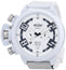 Welder by U - Boat K24 Oversize Chronograph White Ion - Plated Steel Rubber Mens Watch K24 - 3311 - WAB - Shipping Dept.