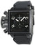 Welder by U - Boat K25 Chronograph Black Ion - Plated Mens Sport Watch Rubber & Leather Strap K25 - 4302 - WAB - Shipping Dept.