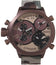 Welder by U-Boat K29 Triple Time Zone Chronograph Camouflage Strap Brown Steel Mens Sport Watch K29-8005 - Watches & Beyond