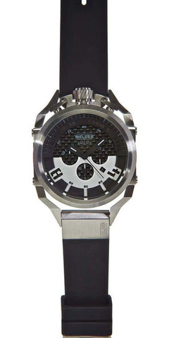 Welder by U - boat K36 Chronograph Stainless Steel Mens Watch Rubber Strap K36 - 2403 - WAB - Shipping Dept.