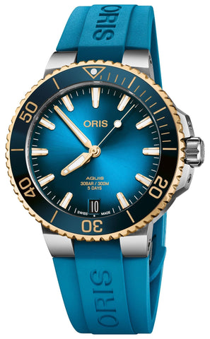 update alt-text with template Watches - Mens-Oris-400 7769 6355-RS-40 - 45 mm, Aquis, blue, date, divers, mens, menswatches, new arrivals, Oris, round, rpSKU_400 7769 6355-MB, rpSKU_400 7769 6357-MB, rpSKU_400 7769 6357-RS, rpSKU_400 7772 4054-MB, rpSKU_400 7778 7153-MB, rubber, swiss automatic, two-tone case, uni-directional rotating bezel, watches-Watches & Beyond