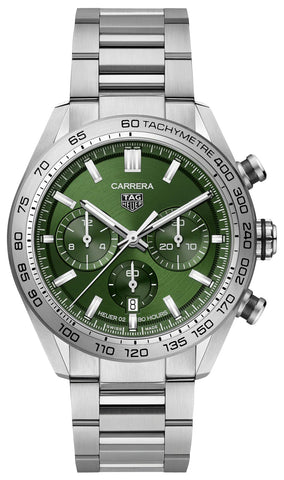 update alt-text with template Watches - Mens-Tag Heuer-CBN2A10.BA0643-12-hour display, 40 - 45 mm, Carrera, chronograph, date, green, mens, menswatches, new arrivals, product_ContactUs, round, rpSKU_CBN2010.BA0642, rpSKU_CBN2012.FC6483, rpSKU_CBN2A1A.BA0643, rpSKU_CBN2A1B.BA0643, rpSKU_CBN2A5A.FC6481, seconds sub-dial, stainless steel band, stainless steel case, swiss automatic, TAG Heuer, watches-Watches & Beyond