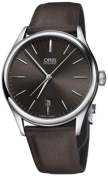 Watches - Mens-Oris-733 7721 4083-Set LS-35 - 40 mm, 40 - 45 mm, Artelier, brown, date, leather, mens, menswatches, new arrivals, Oris, round, special / limited edition, stainless steel case, swiss automatic, watches-Watches & Beyond
