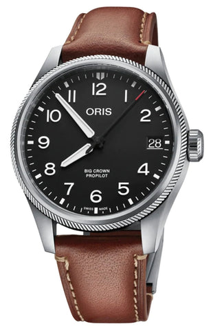 update alt-text with template Watches - Mens-Oris-751 7761 4164-LS-40 - 45 mm, Big Crown ProPilot, black, date, leather, mens, menswatches, new arrivals, Oris, round, rpSKU_751 7761 4065-FS, rpSKU_751 7761 4065-LS-Black, rpSKU_751 7761 4065-MB, rpSKU_752 7760 4065-FS, rpSKU_752 7760 4164-LS, stainless steel case, swiss automatic, watches-Watches & Beyond
