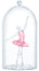 Swarovski - Figurines-Swarovski-5428649-ballerinas, clear, Dancers, feminine, Mother's Day, ornaments, pink, Swarovski Ornaments-Watches & Beyond