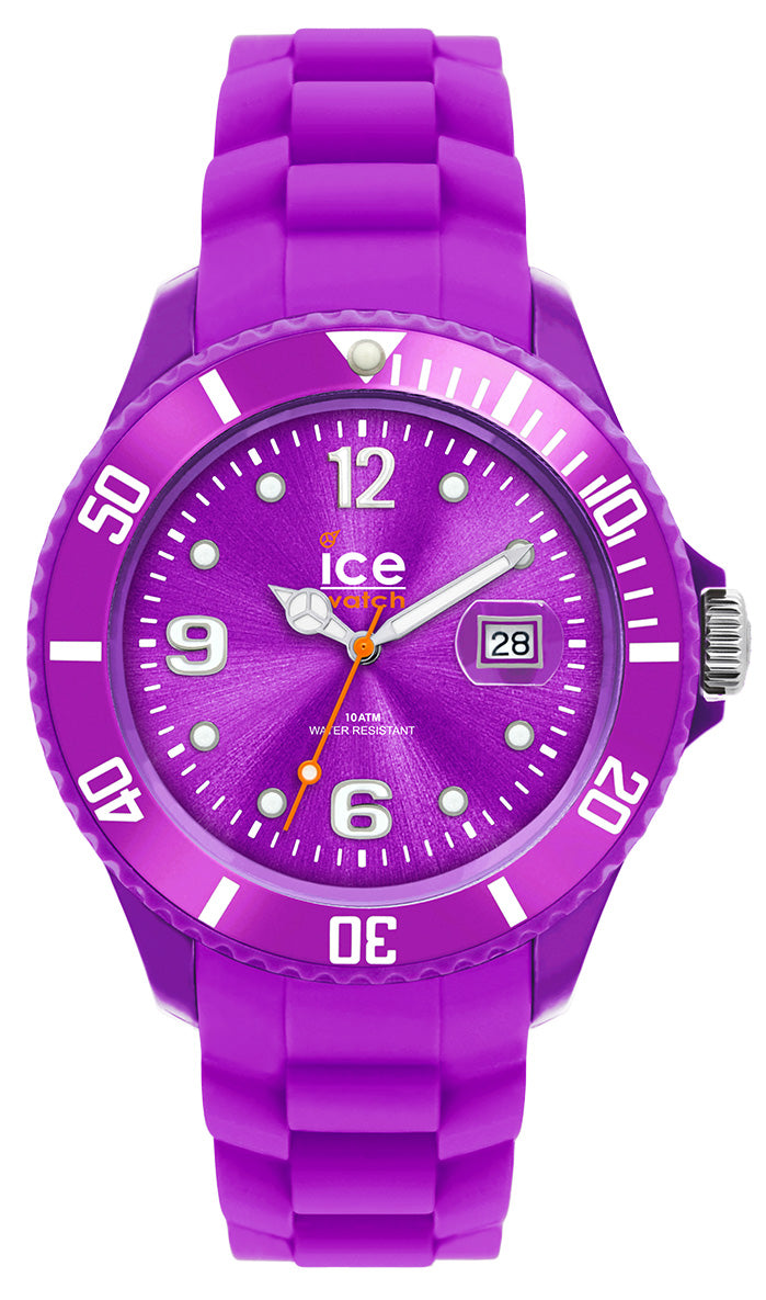 Watches - Mens-Ice-Watch-SI.PE.B.S.09-45 - 50 mm, date, ICE Forever, Ice-Watch, mens, menswatches, polyamide case, purple, quartz, round, silicone band, uni-directional rotating bezel, watches-Watches & Beyond