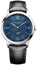 Watches - Mens-Baume & Mercier-M0A10480-40 - 45 mm, Baume & Mercier, blue, Classima, date, leather, mens, menswatches, new arrivals, round, seconds sub-dial, stainless steel case, swiss automatic, watches-Watches & Beyond