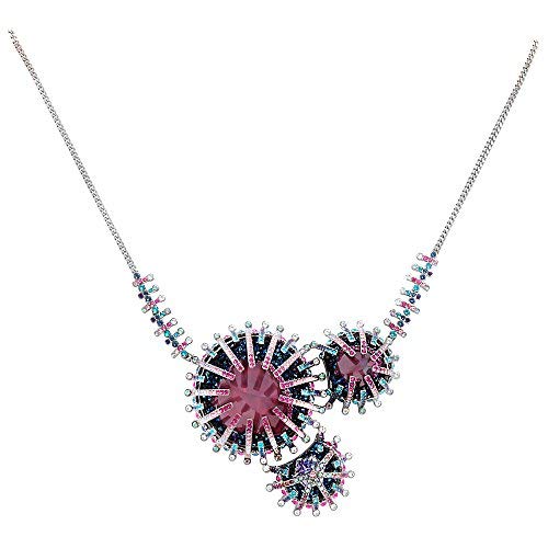 Misc.-Swarovski-5199662-crystals, Mother's Day, multicolor, necklace, necklaces, pink, silver-tone, stainless steel, Swarovski crystals, Swarovski Jewelry, womens-Watches & Beyond