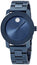 Watches - Mens-Movado-3600494-35 - 40 mm, blue, blue PVD band, blue PVD case, Bold, Movado, new arrivals, round, swiss quartz, watches, womens, womenswatches-Watches & Beyond