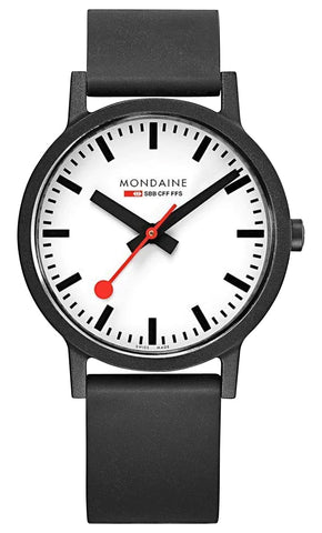 update alt-text with template Watches - Mens-Mondaine-MS1.41110.RB-40 - 45 mm, Essence, mens, menswatches, Mondaine, new arrivals, renewable material, round, rpSKU_A658.30323.11SBB, rpSKU_A658.30323.16SBB, rpSKU_A660.30314.11SBB, rpSKU_A660.30314.16SBB, rpSKU_MS1.41120.RB.SET, rubber, swiss quartz, watches, white-Watches & Beyond