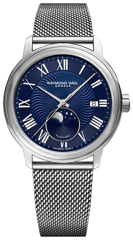 update alt-text with template Watches - Mens-Raymond Weil-2239M-ST-00509-35 - 40 mm, blue, date, Maestro, mens, menswatches, Moonphase, new arrivals, Raymond Weil, round, rpSKU_2227-STC-00508, rpSKU_2227-STC-00659, rpSKU_2237-PC5-65001, rpSKU_2239-STC-00509, rpSKU_2239M-ST-00659, stainless steel band, stainless steel case, swiss automatic, watches-Watches & Beyond