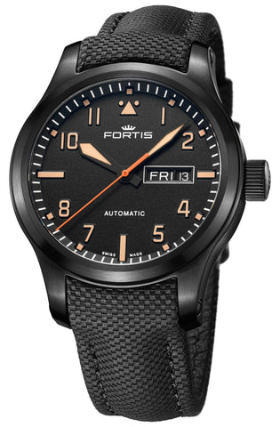update alt-text with template Watches - Mens-Fortis-F4020007-40 - 45 mm, Aeromaster, black, black PVD case, date, day, divers, fabric, Fortis, mens, menswatches, new arrivals, round, rpSKU_774 7699 4063-MB, rpSKU_CAZ101AG.FC8304, rpSKU_F4020008, rpSKU_F4020009, rpSKU_L27864766, swiss automatic, watches-Watches & Beyond