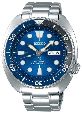 Watches - Mens-Seiko-SRPD21K1-40 - 45 mm, 45 - 50 mm, automatic, blue, date, day, divers, mens, menswatches, Prospex, round, Seiko, special / limited edition, stainless steel band, stainless steel case, uni-directional rotating bezel, watches-Watches & Beyond
