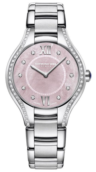 update alt-text with template Watches - Womens-Raymond Weil-5132-STS-00986-30 - 35 mm, diamonds / gems, mother-of-pearl, new arrivals, Noemia, pink, Raymond Weil, round, rpSKU_5132-ST-00955, rpSKU_5132-ST-00985, rpSKU_5132-ST-00986, rpSKU_5132-ST-50081, rpSKU_5132-STS-00985, stainless steel band, stainless steel case, swiss quartz, watches, womens, womenswatches-Watches & Beyond